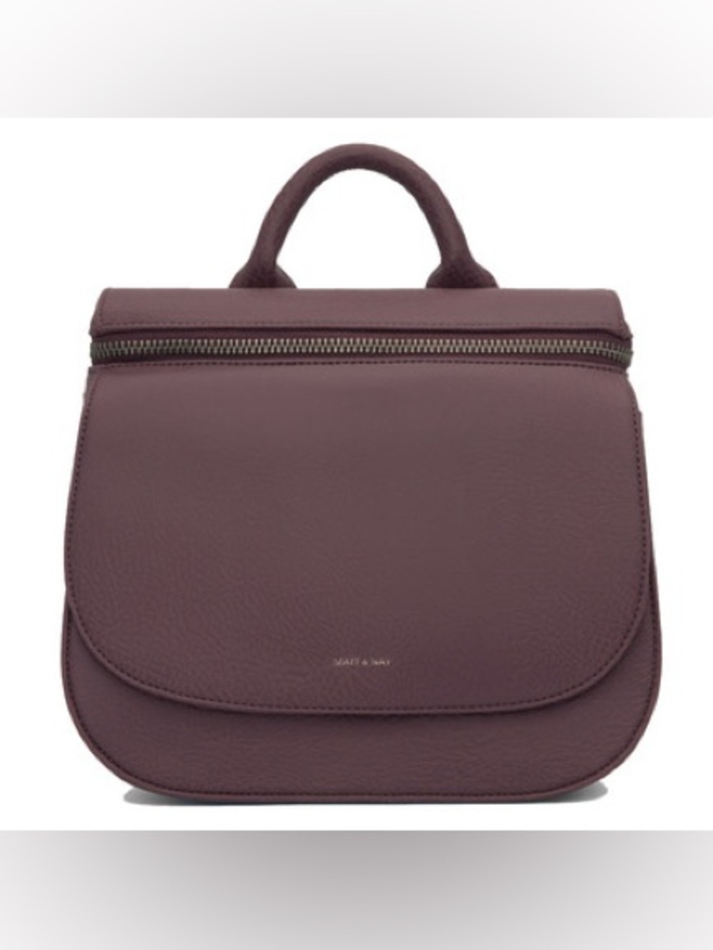 Matt & Nat Pebbled Vegan Leather Crossbody Matt & Nat Cerri Fig Bag